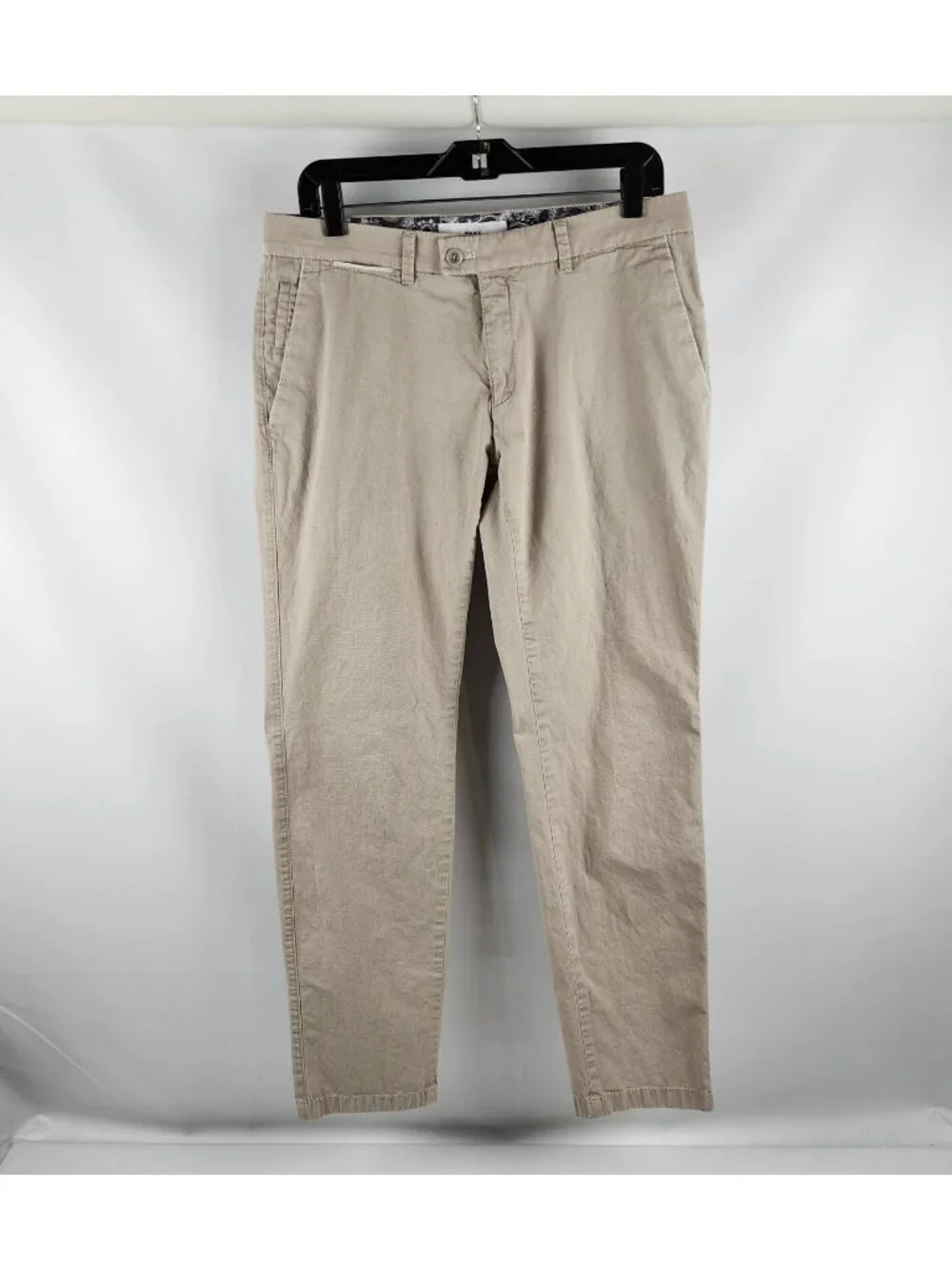 Brax Pants Feel Good Frederic Mens 33x30 Slim Fit Beige